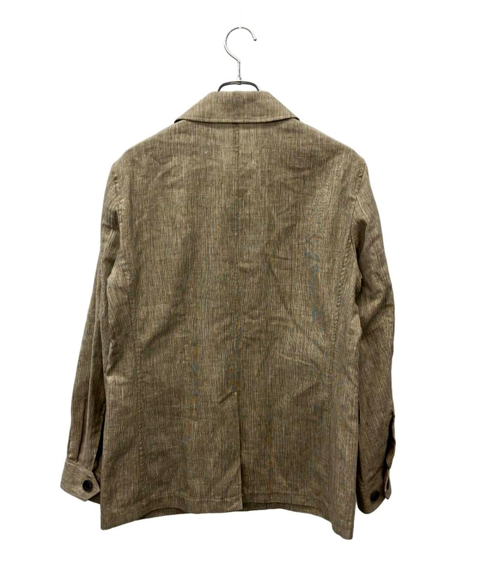 アクアスキュータム ジャケット ウールリネンサファリジャケット