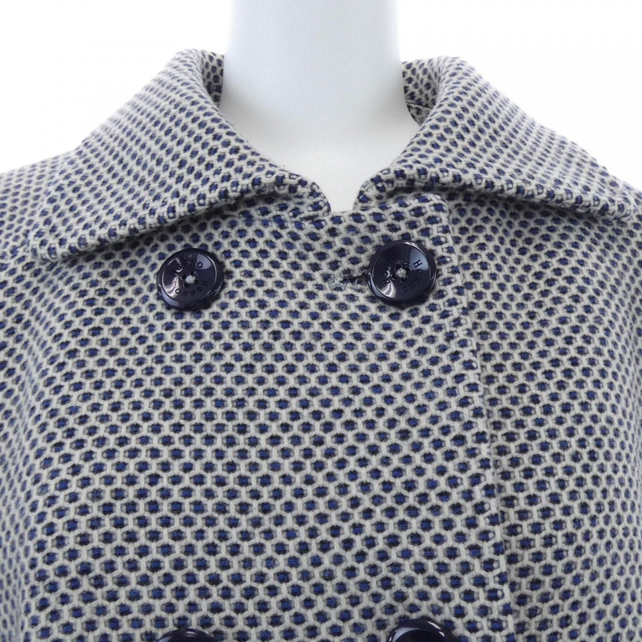 ヘルノ Herno 415395 C コート タイトシルエット 透け感