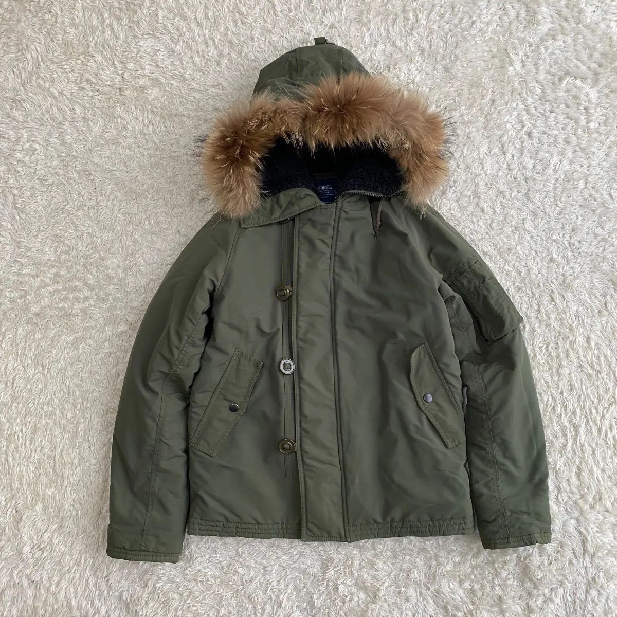 極美品！モッズコート フライトジャケット リアルファー N2B