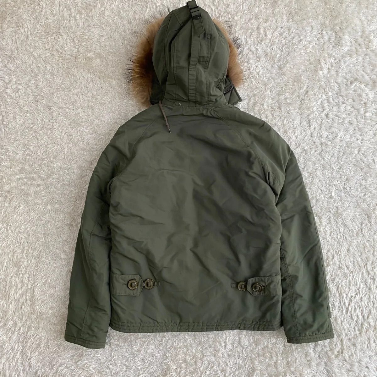 極美品！モッズコート フライトジャケット リアルファー N2B