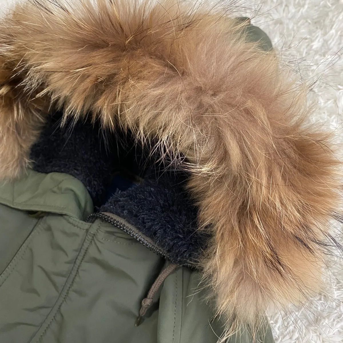 モッズコート　フライトジャケット　リアルファー　 N2B ミリタリー　ナイロン ミリタリージャケット モッズコート リアルファー N2B中綿ジャケット