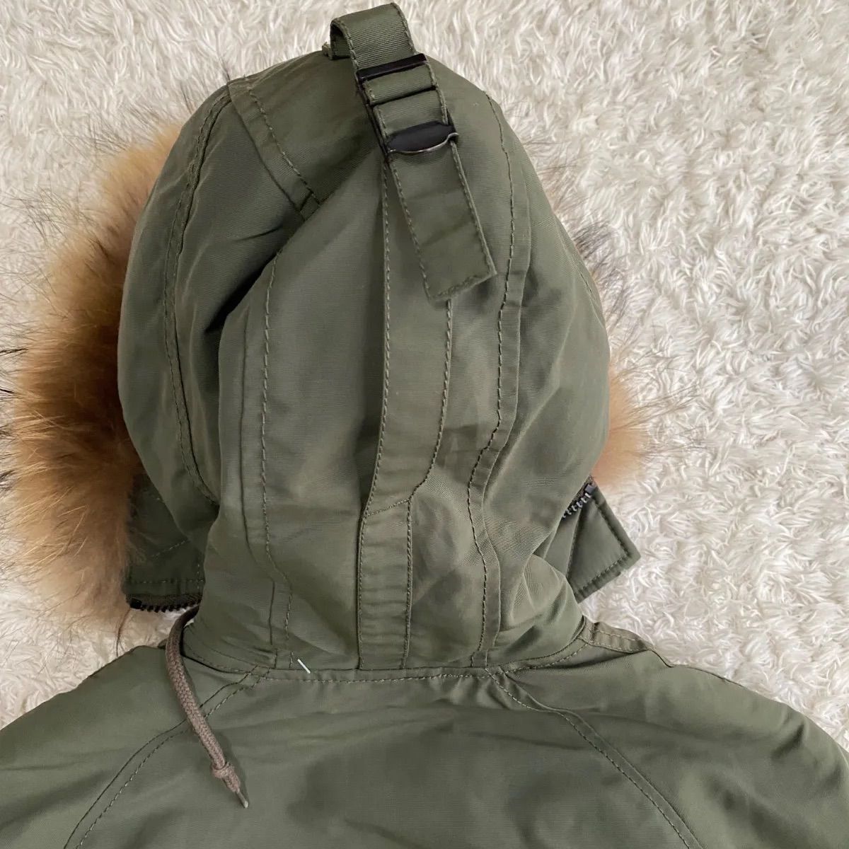 極美品！モッズコート フライトジャケット リアルファー N2B
