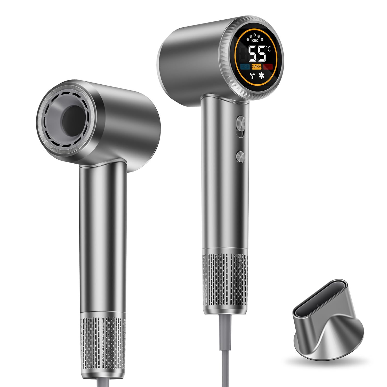 ドライヤー6温度調節・15で速乾!・10億イオン髪質改善・AIマート温度