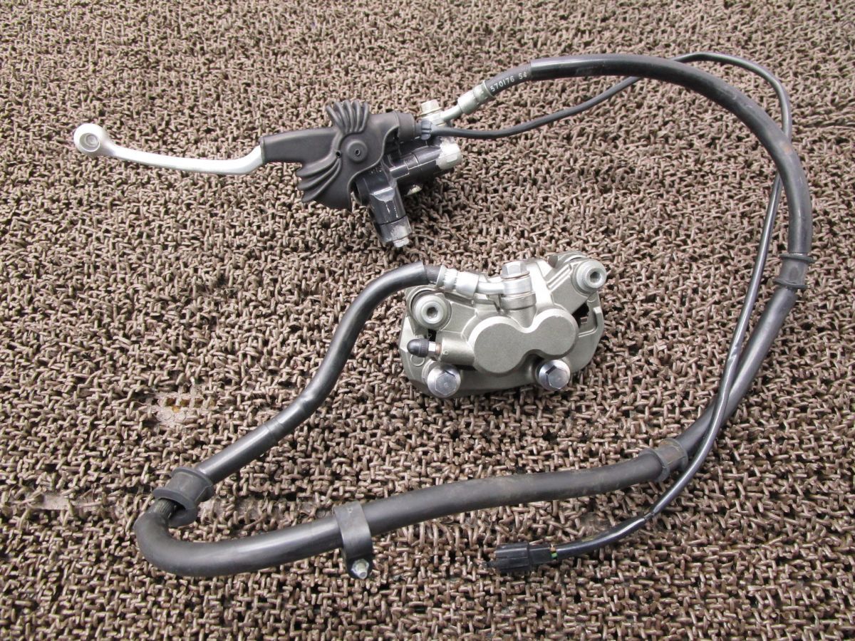 TW 225 フロントキャリパー マスター ブレーキレバー A 8414 DG 09 J ヤマハ G 328 E キャブ車 動画有