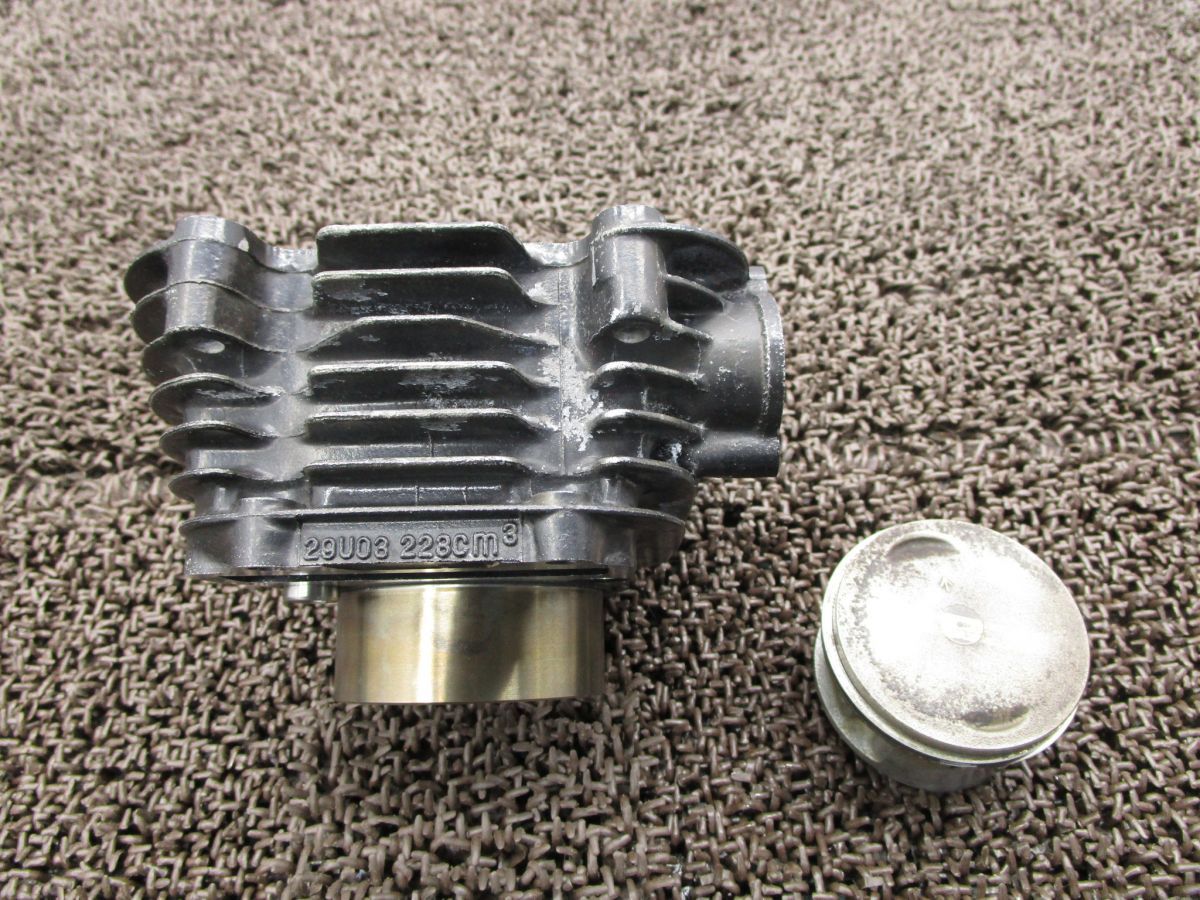 TW 225 シリンダー ピストン A 8492 DG 09 J ヤマハ G 328 E キャブ車 動画有