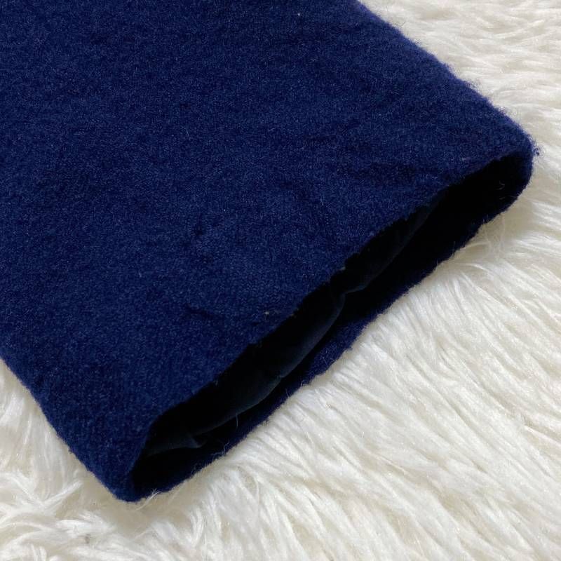 tricot COMME des GARCONSトリココムデギャルソン 縮絨ウール丸襟