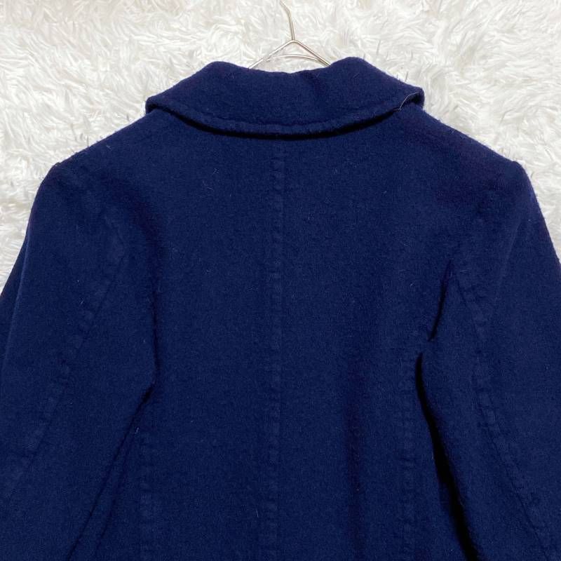 tricot COMME des GARCONSトリココムデギャルソン 縮絨ウール丸襟