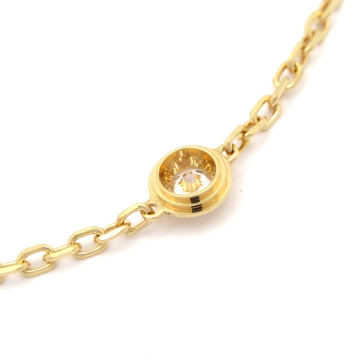  Cartier カルティエ ブレスレット ダムール スモールブレスレット K 18 YG ダイヤモンド 1 Pダイヤ 約0 09 ctカラット ブレスレット アクセサリー