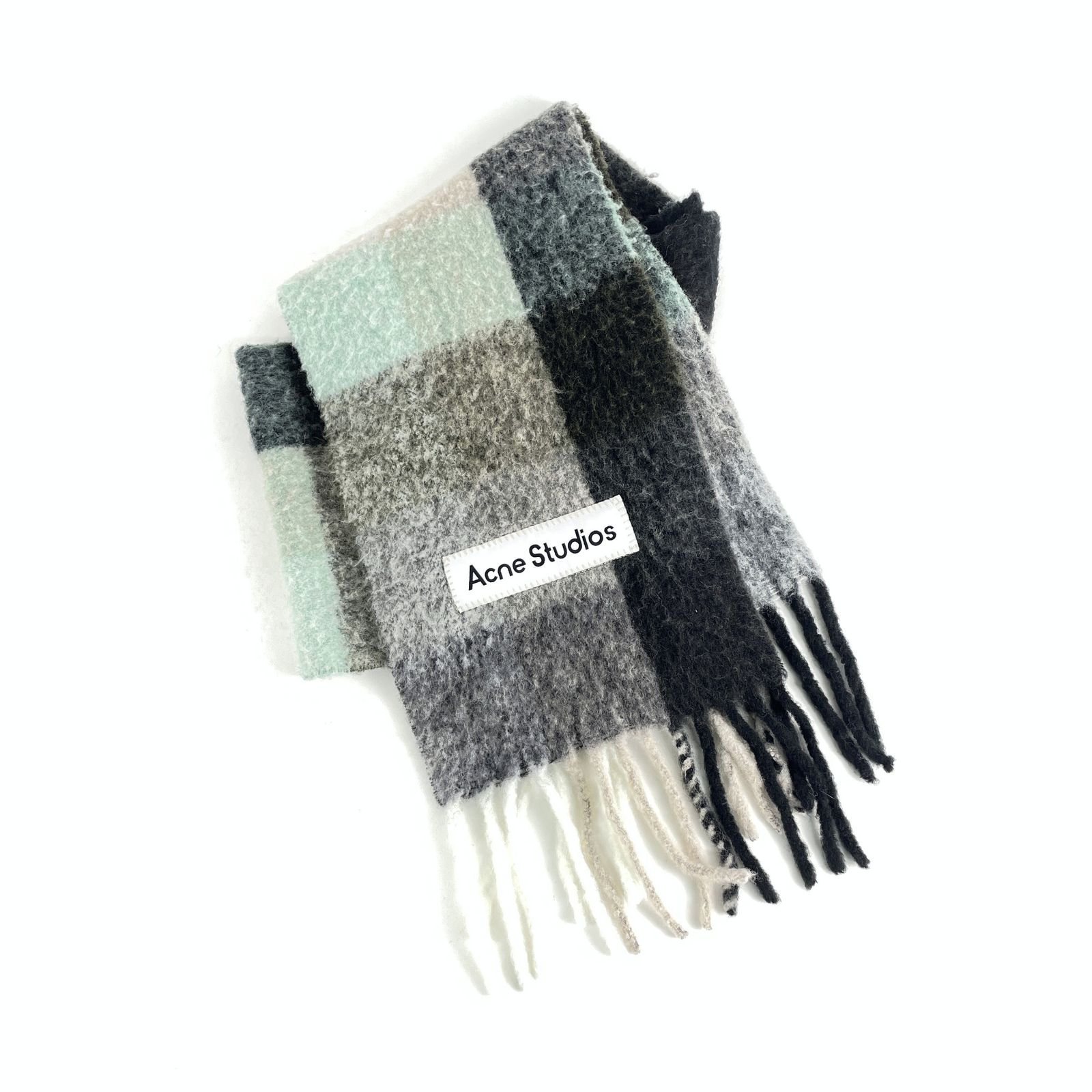 ACNE STUDIOS アクネストゥディオズ CA0084 モヘアチェックスカーフ