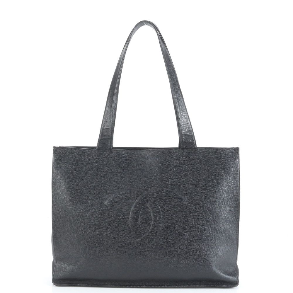 極美品 シャネル シリアルシール付 ココマーク キャビア スキン レザー