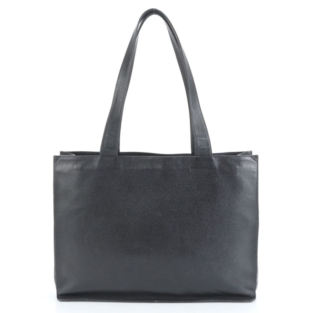 極美品 シャネル シリアルシール付 ココマーク キャビア スキン レザー