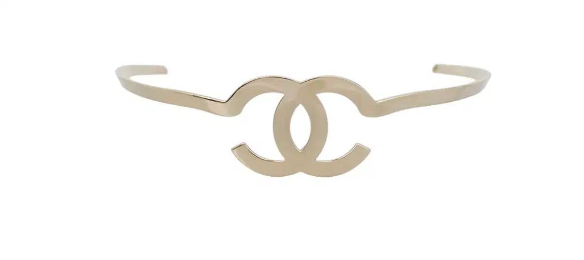 CHANEL GOLD メタル ヘアバンド