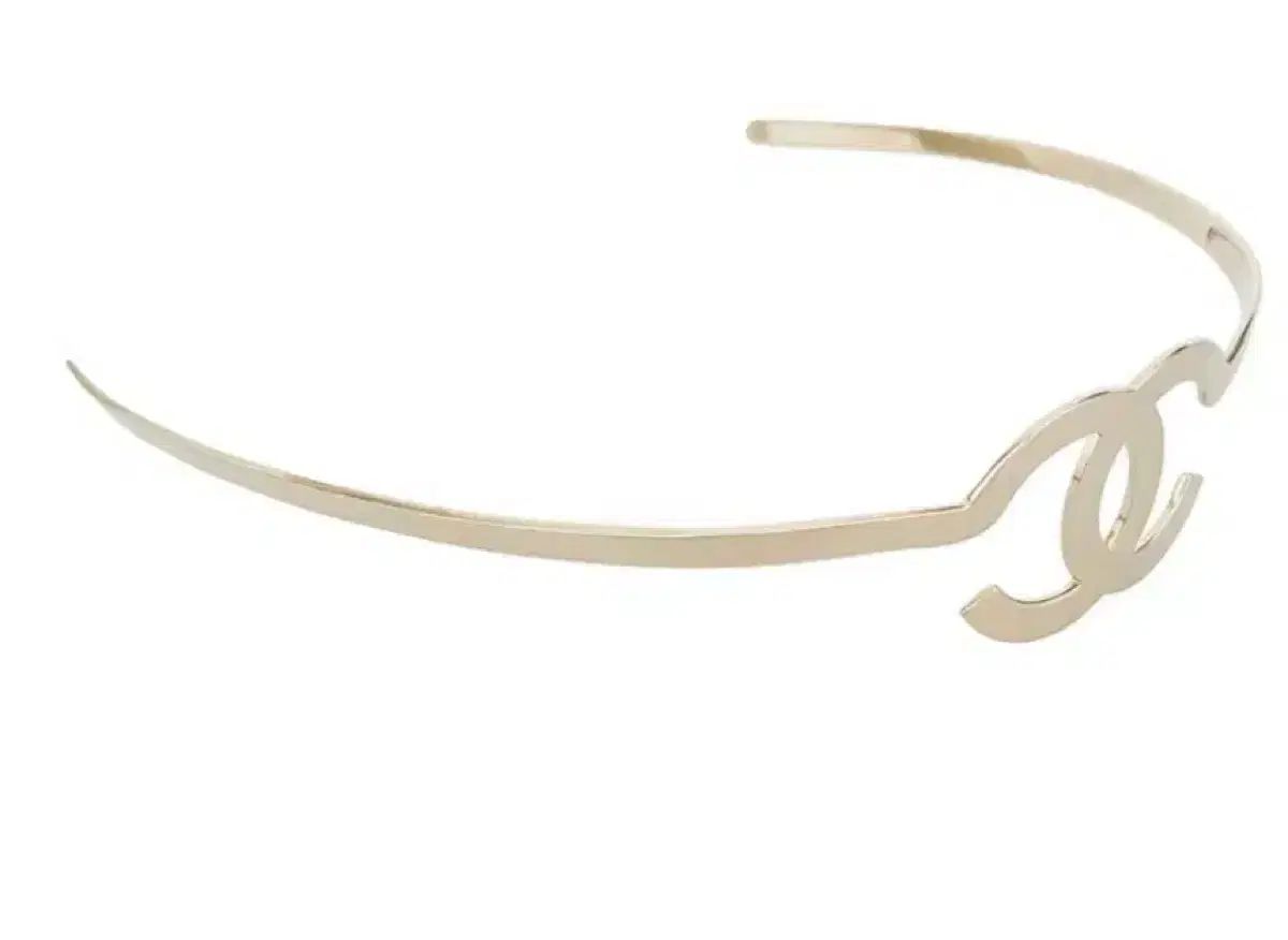 CHANEL GOLD メタル ヘアバンド