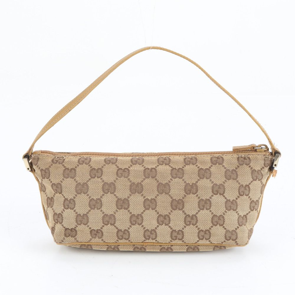 極美品 グッチ GGキャンバス 039 1103 レザー ハンドバッグ トート 本