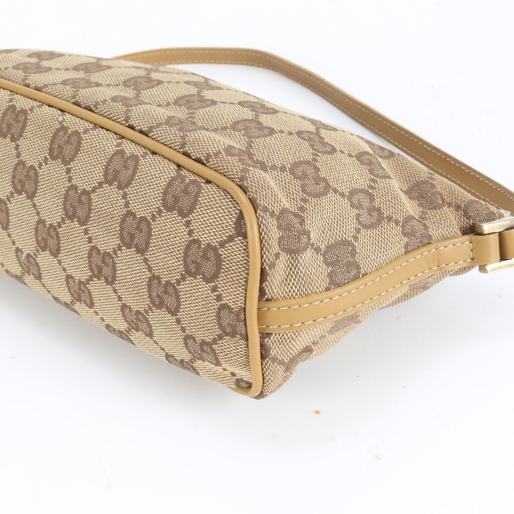 極美品 グッチ アクセサリーポーチ GGキャンバス ハンド レザー 焦げ茶 楽天市場】【バッグ】GUCCI グッチ GGキャンバス アクセサリーポーチ