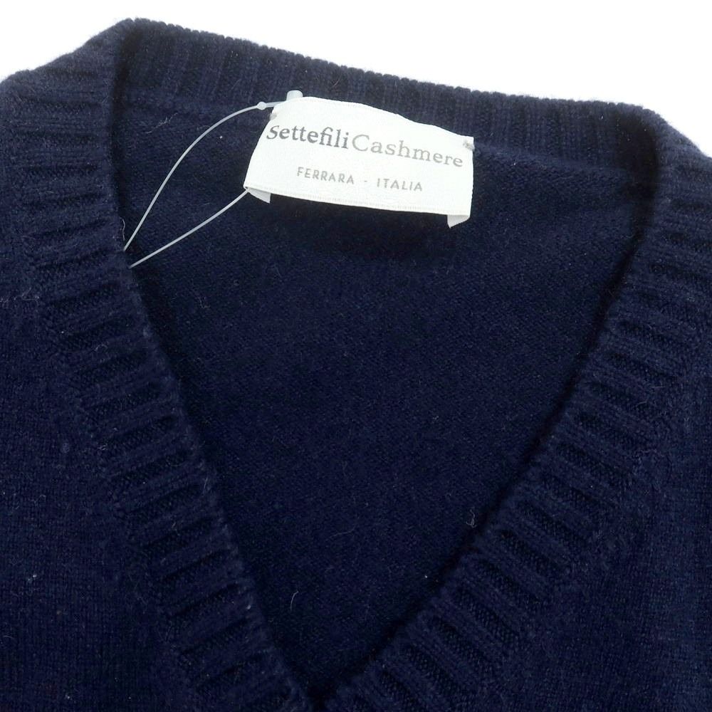 中古】セッテフィーリ カシミア Settefili Cashmere カシミヤ Vネック