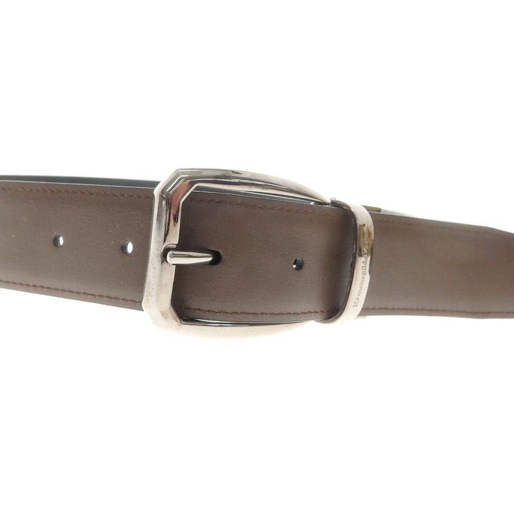 エルメネジルドゼニア Ermenegildo Zegna リバーシブル レザー ベルト