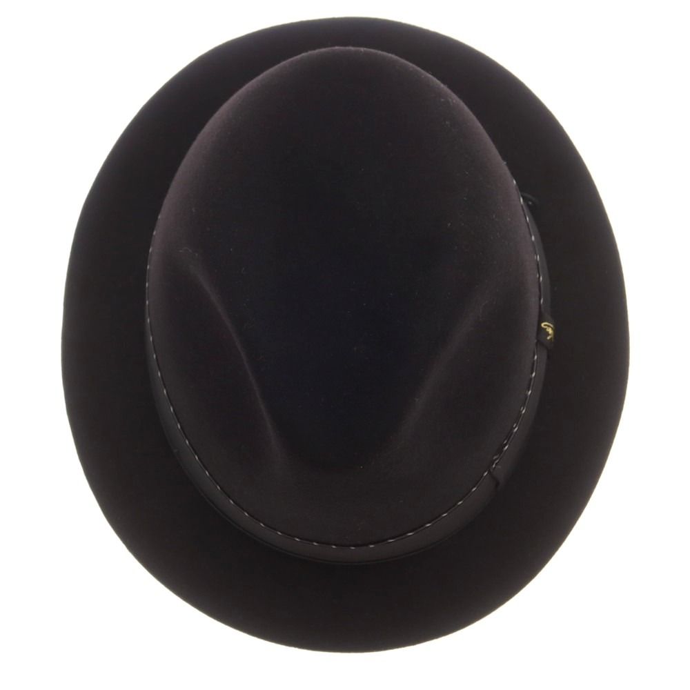 ボルサリーノ Borsalino ビーバー 中折れ ハット ブラックxブラック サイズ58 メンズ ウールハット フェルトハット ハット 帽子