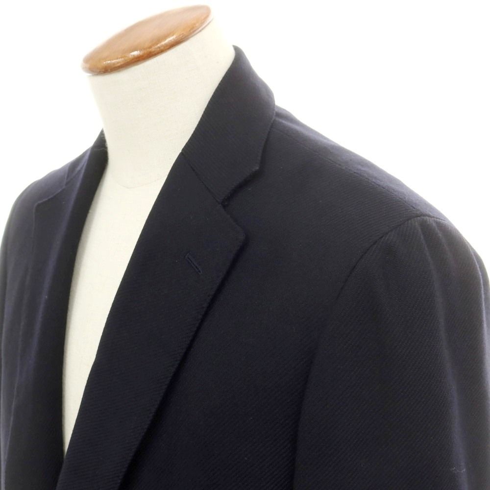 ビームスエフ BEAMS F ウール チェスターフィールドコート ダークネイビー サイズ48 メンズ