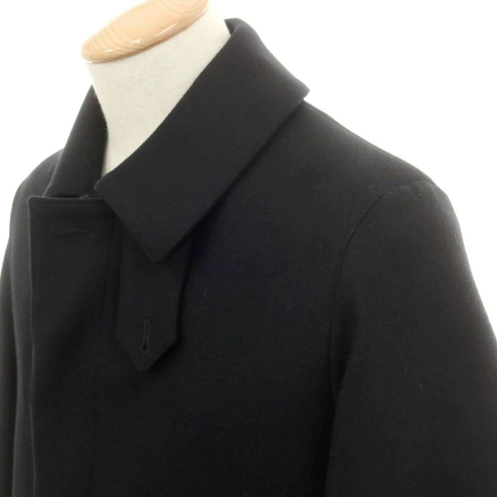 マッキントッシュ Mackintosh GTS DUNKELD EX ウール ステン コート ブラック サイズ34 メンズ