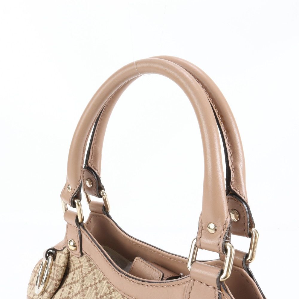 極美品 グッチ ディアマンテ スーキー 211944 レザー トート バッグ