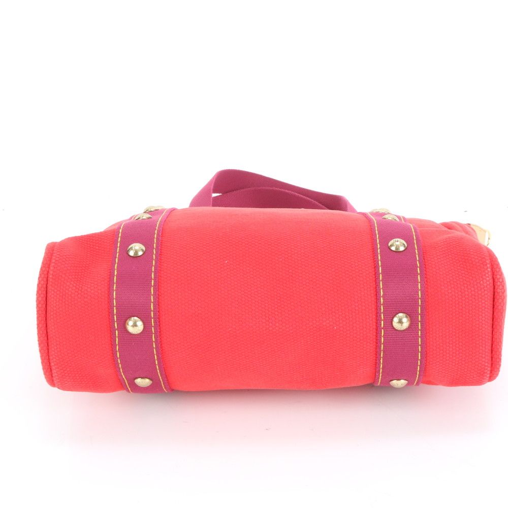 極美品 ルイヴィトン アンティグア カバ MM ルージュ M40034 レザー