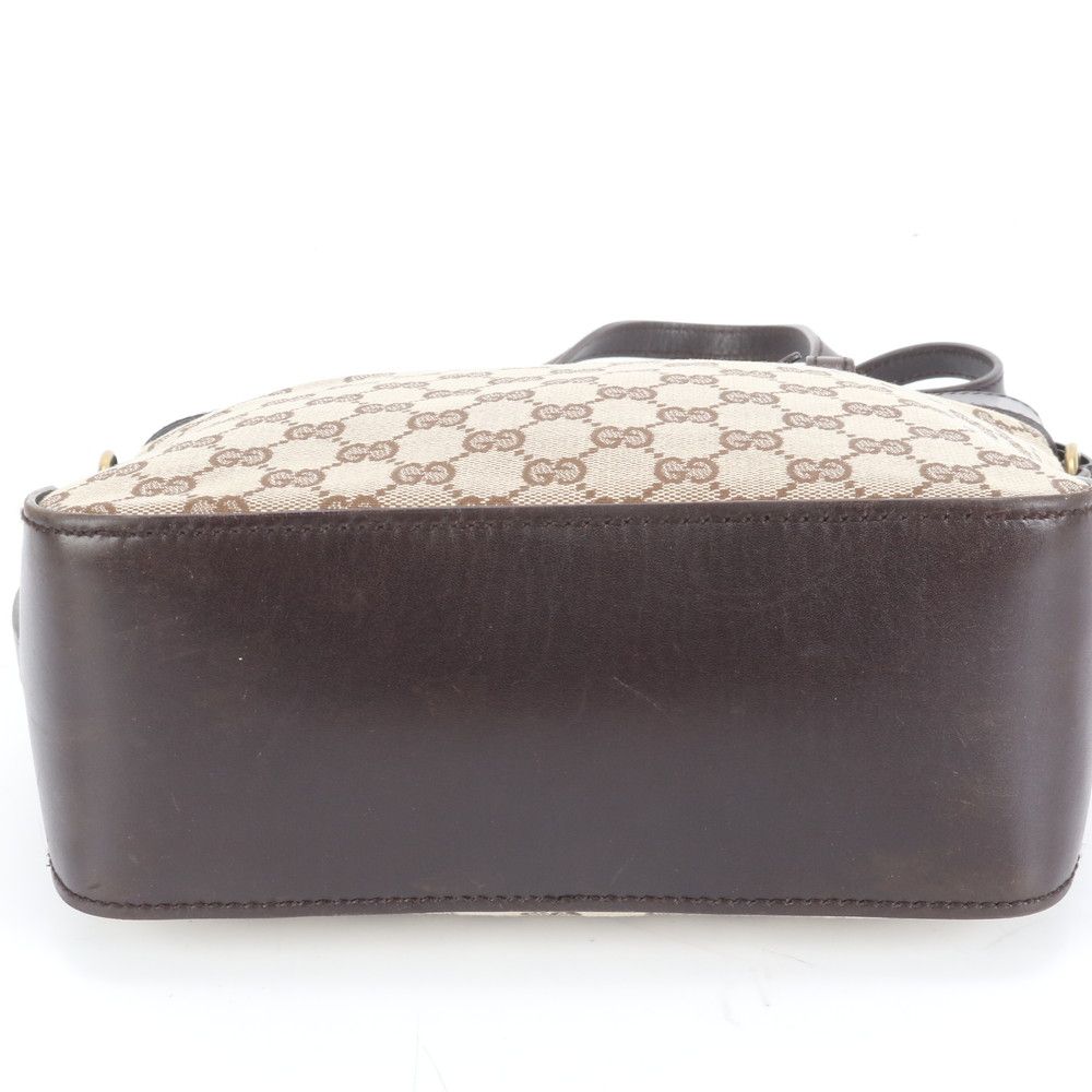 極美品 グッチ GGキャンバス 107757 レザー トート バッグ 肩掛け