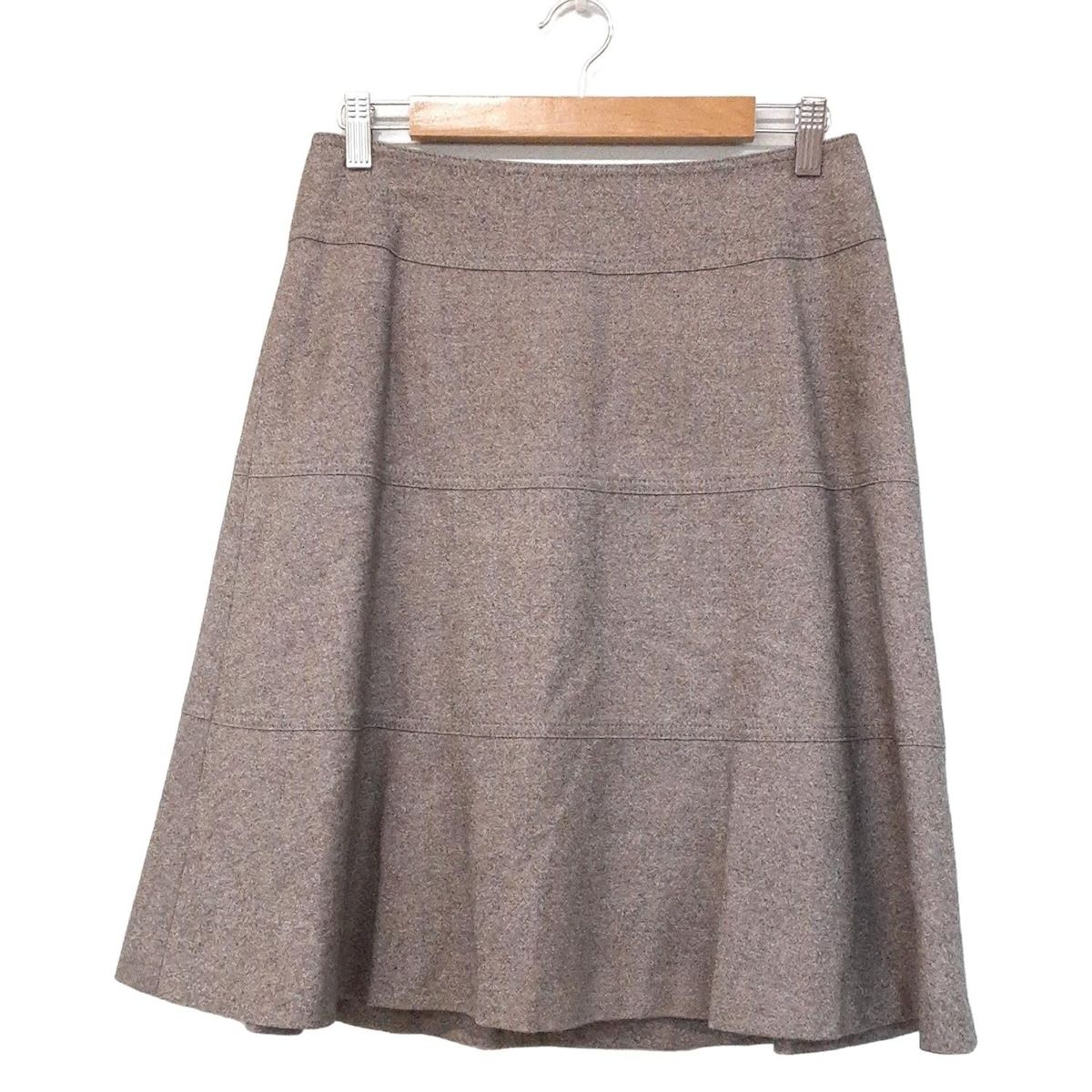 Burberry LONDON バーバリーロンドン スカート サイズ40 L レディース グレー ひざ丈