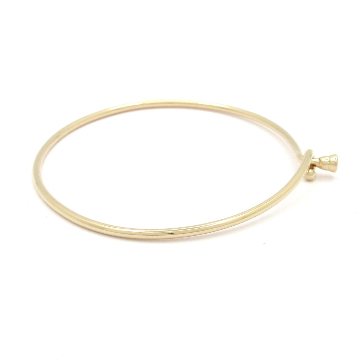 TIFFANY Co ティファニー バングル K 14 YG ダイヤ K刻印