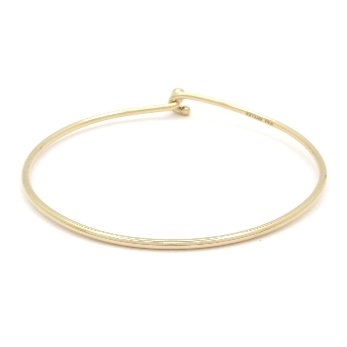  TIFFANY Co ティファニー バングル K 14 YG ダイヤ K刻印 バングル リストバンド アクセサリー
