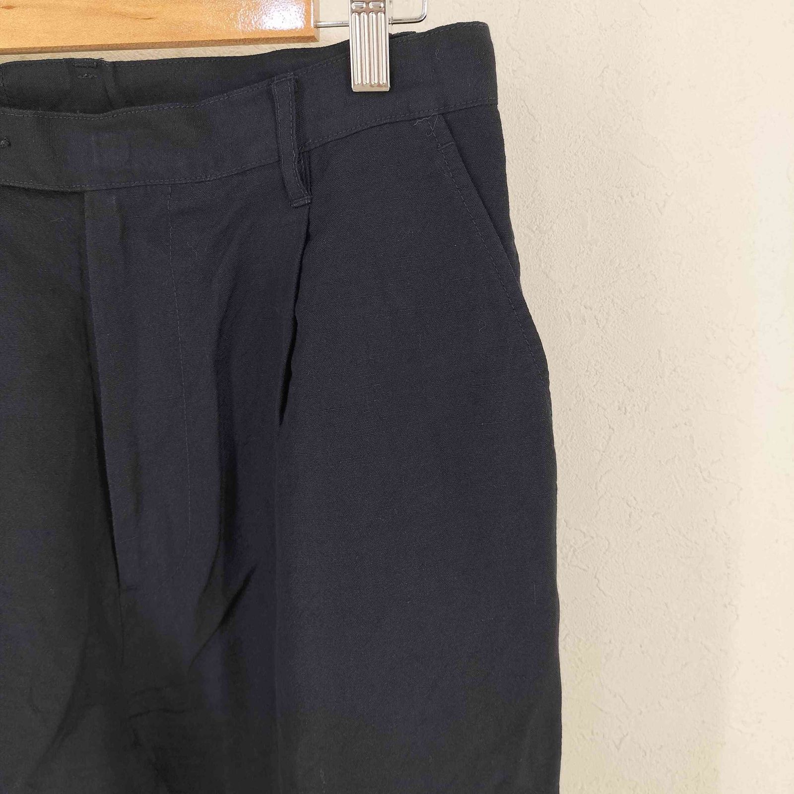 ハンドルーム HAND ROOM 小売業者 リネンウールスラックスパンツ  