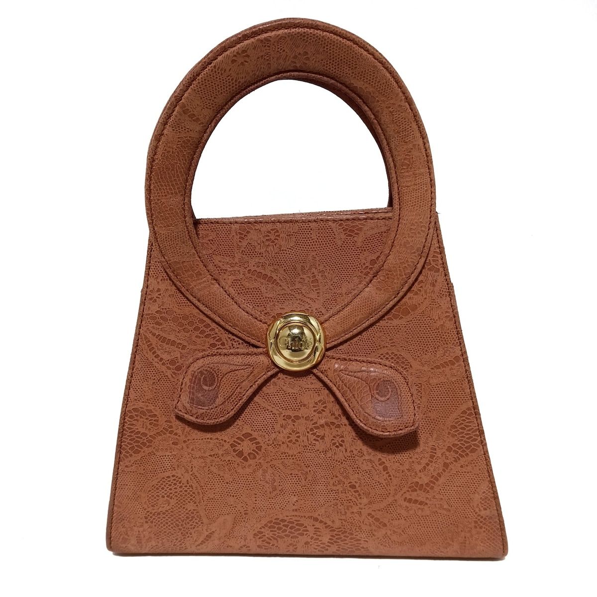 Chloe クロエ ハンドバッグ - ブラウン ミラー取り外し可