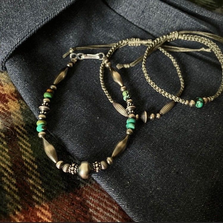 天然ターコイズのブレスレット19 5