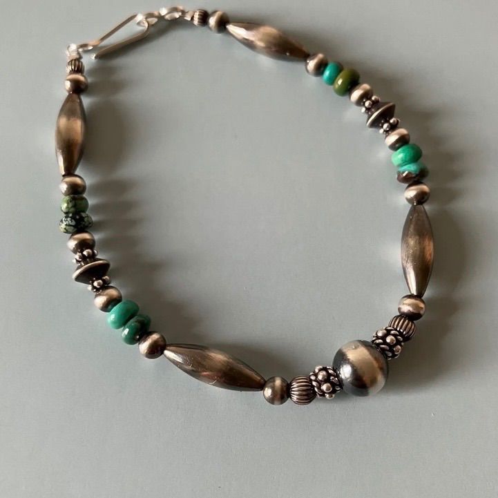 ナバホパール 天然ターコイズのブレスレット19