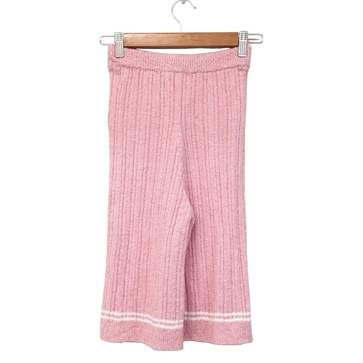 CHANEL シャネル ハーフパンツ サイズ34 S レディース P 72283 ピンク 白 ニット