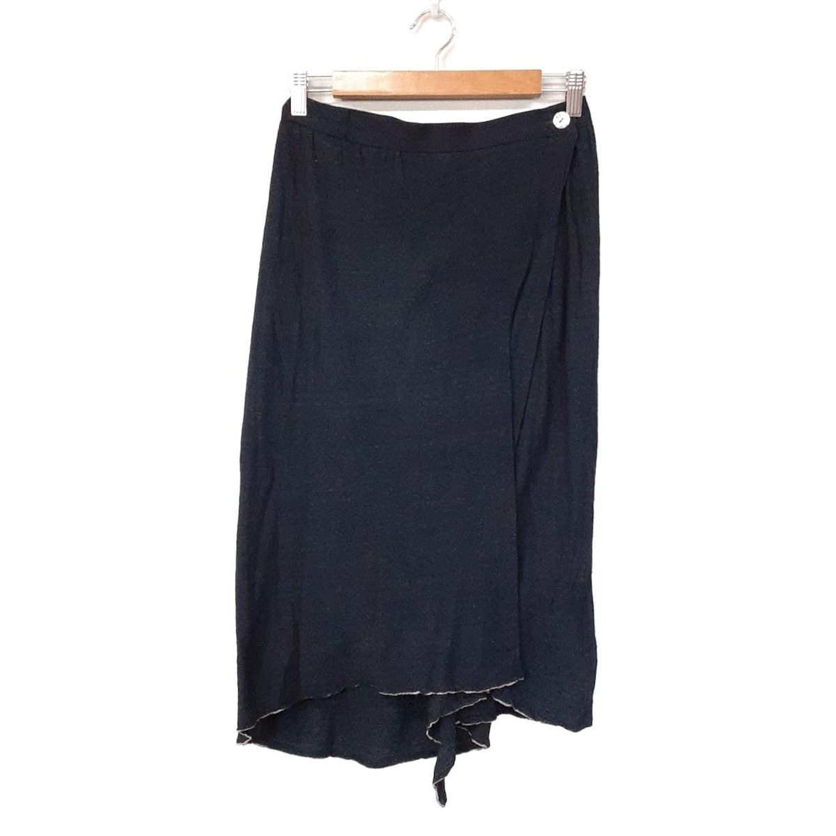 Pallas Palace(パラスパレス) 巻きスカート サイズ0 XS レディース美品 - ネイビー×グリーン ロング