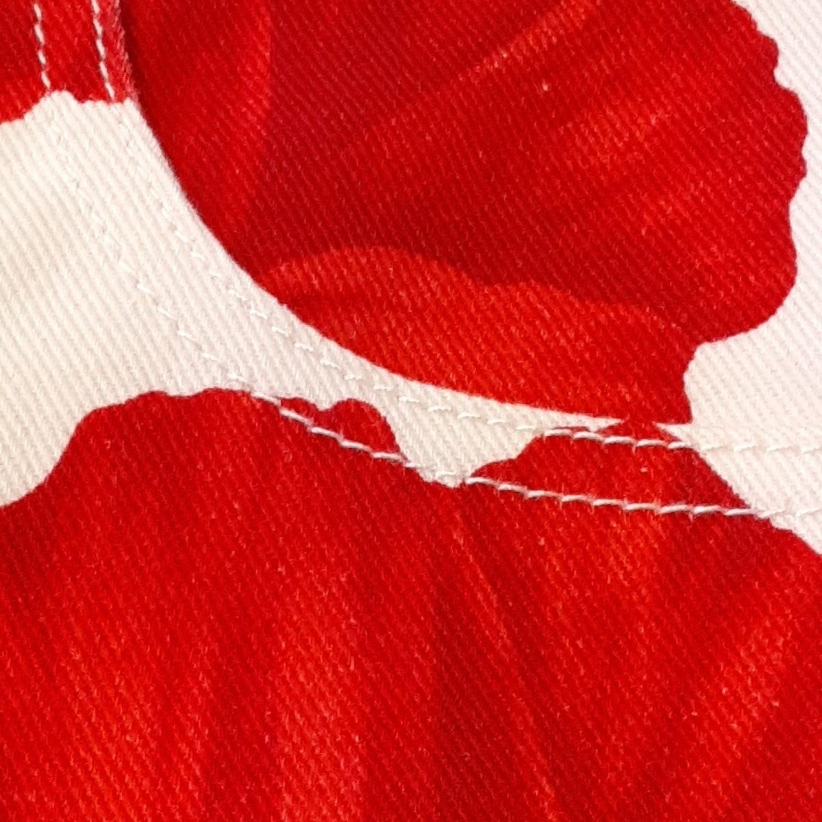  KENZO ケンゾー ハーフパンツ サイズ31 レッド 白 グリーン ハーフ丈 ポピー柄 ショートパンツ ハーフパンツ パンツ