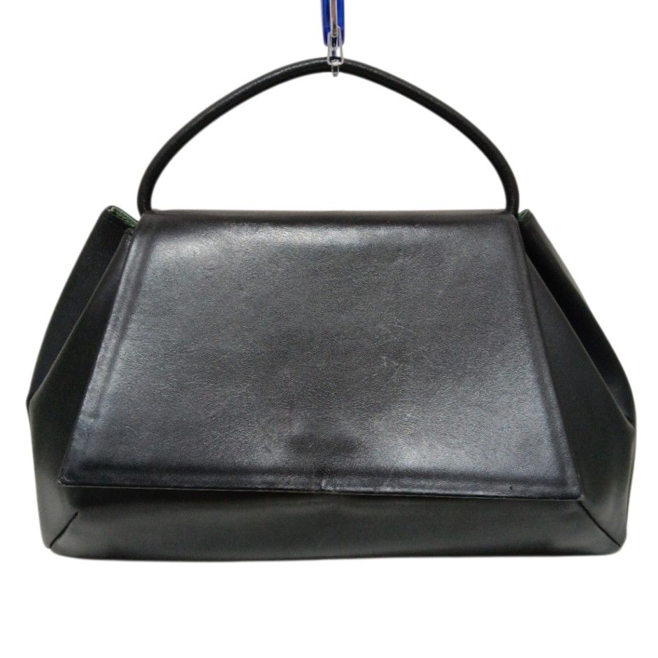 美品　シビラ　フォーマルハンドバッグ　黒　レザー Sybilla(シビラ) ハンドバッグ - 黒 レザー - メルカリ
