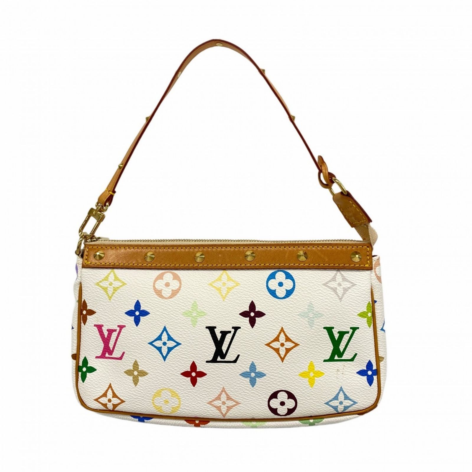 ルイ ヴィトン Louis Vuitton ポーチ モノグラム マルチカラー ポシェットアクセソワール M 92649 ブロンレディース