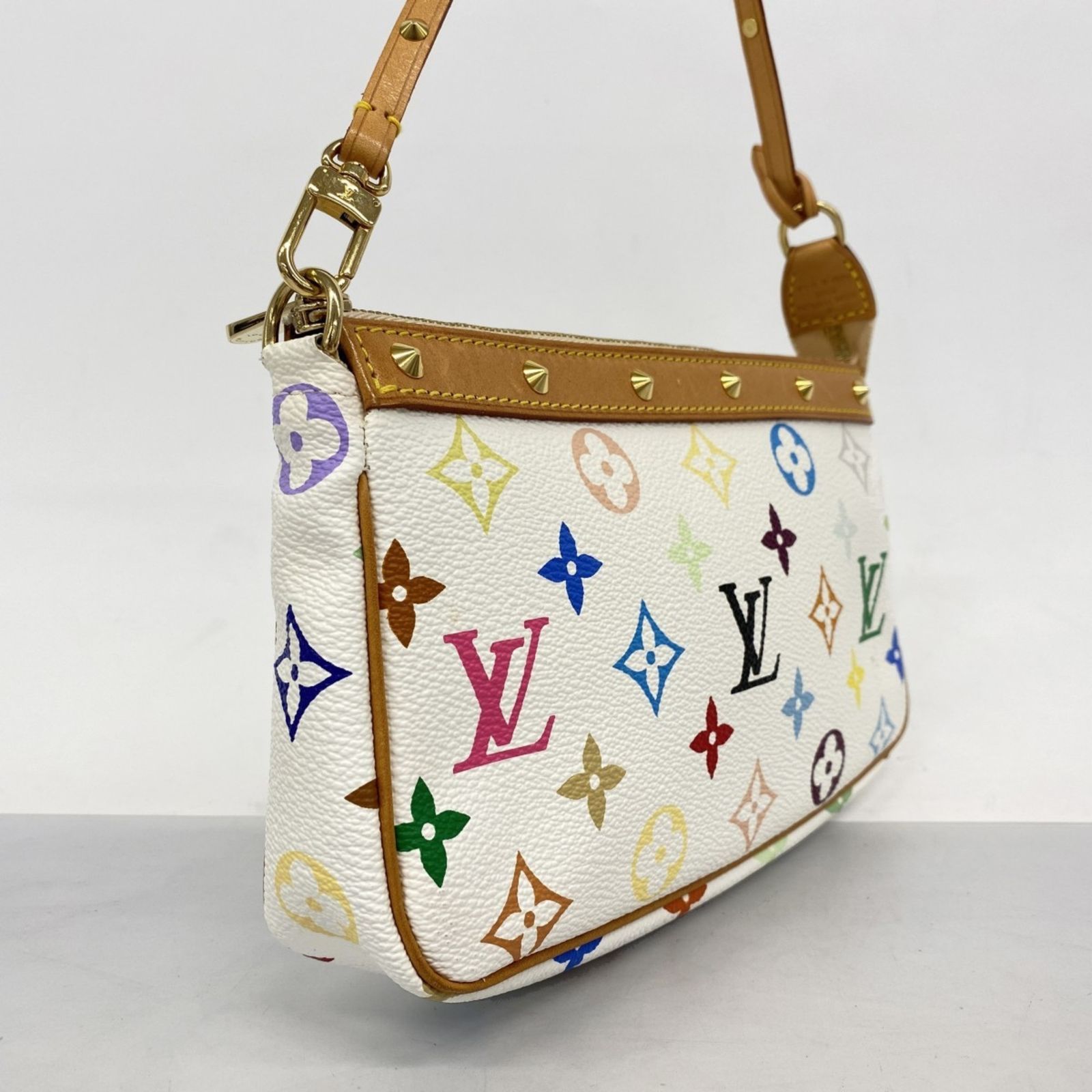 ルイ ヴィトン Louis Vuitton ポーチ モノグラム マルチカラー ポシェットアクセソワール M 92649 ブロンレディース