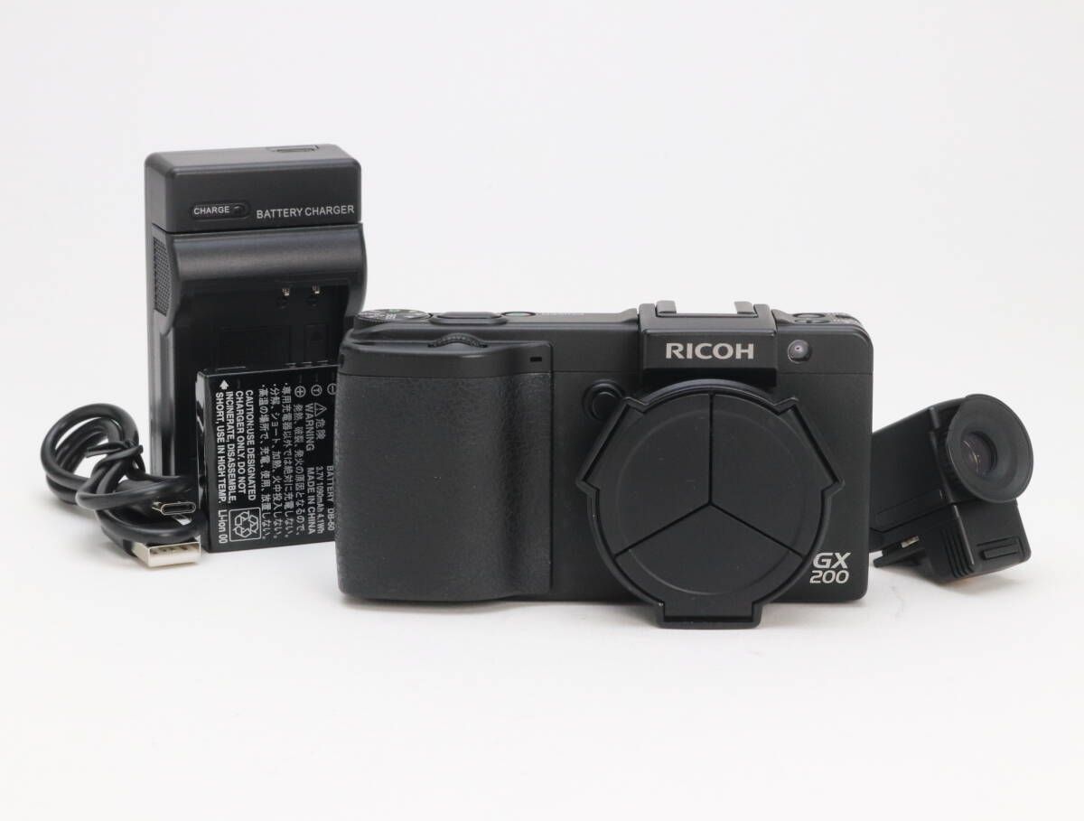 C (実用品) RICOH リコー GX200 ビューファインダーVF-1 初期不良返品