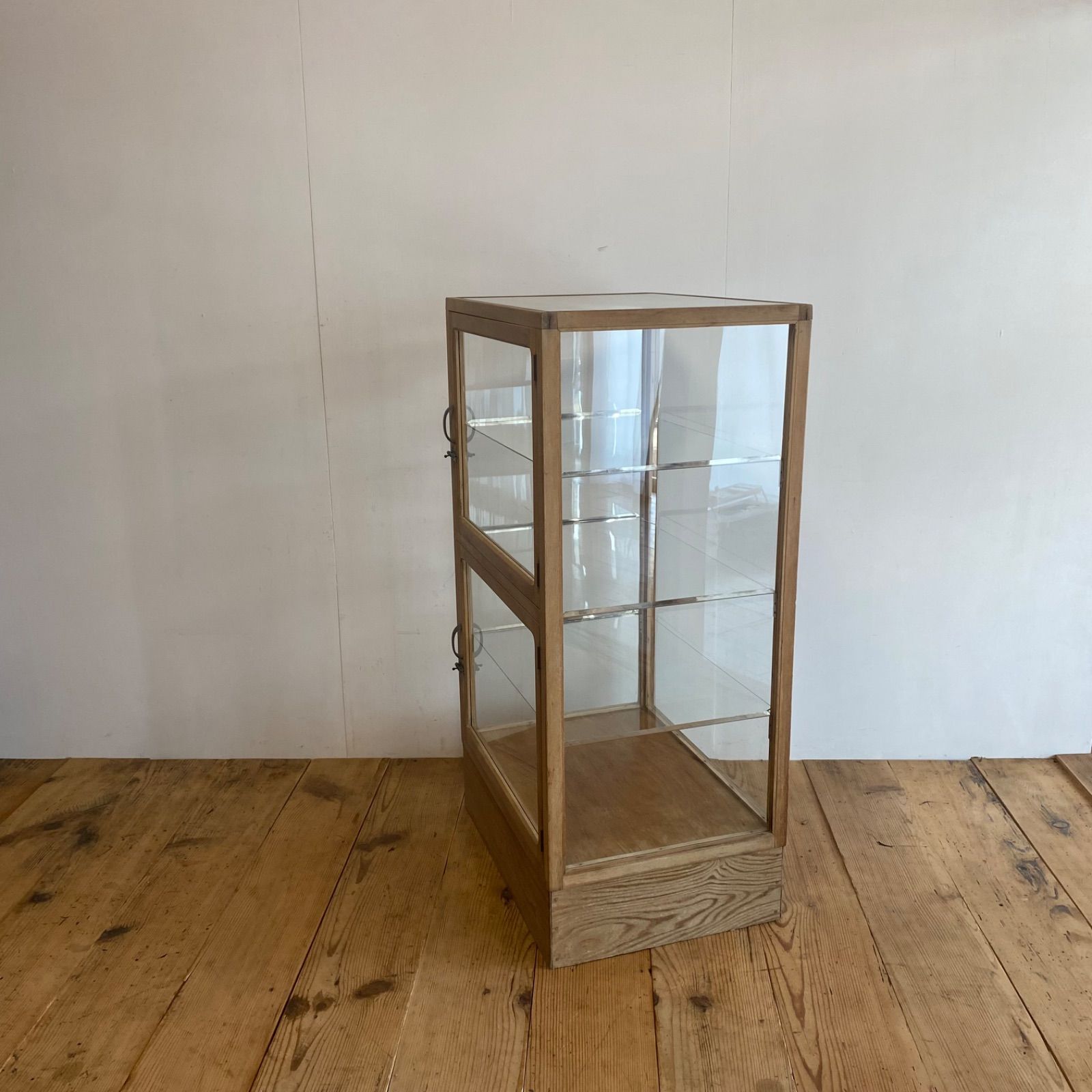 アンティーク ガラスケース ショーケース レトロ 飾り棚 y252 - メルカリ