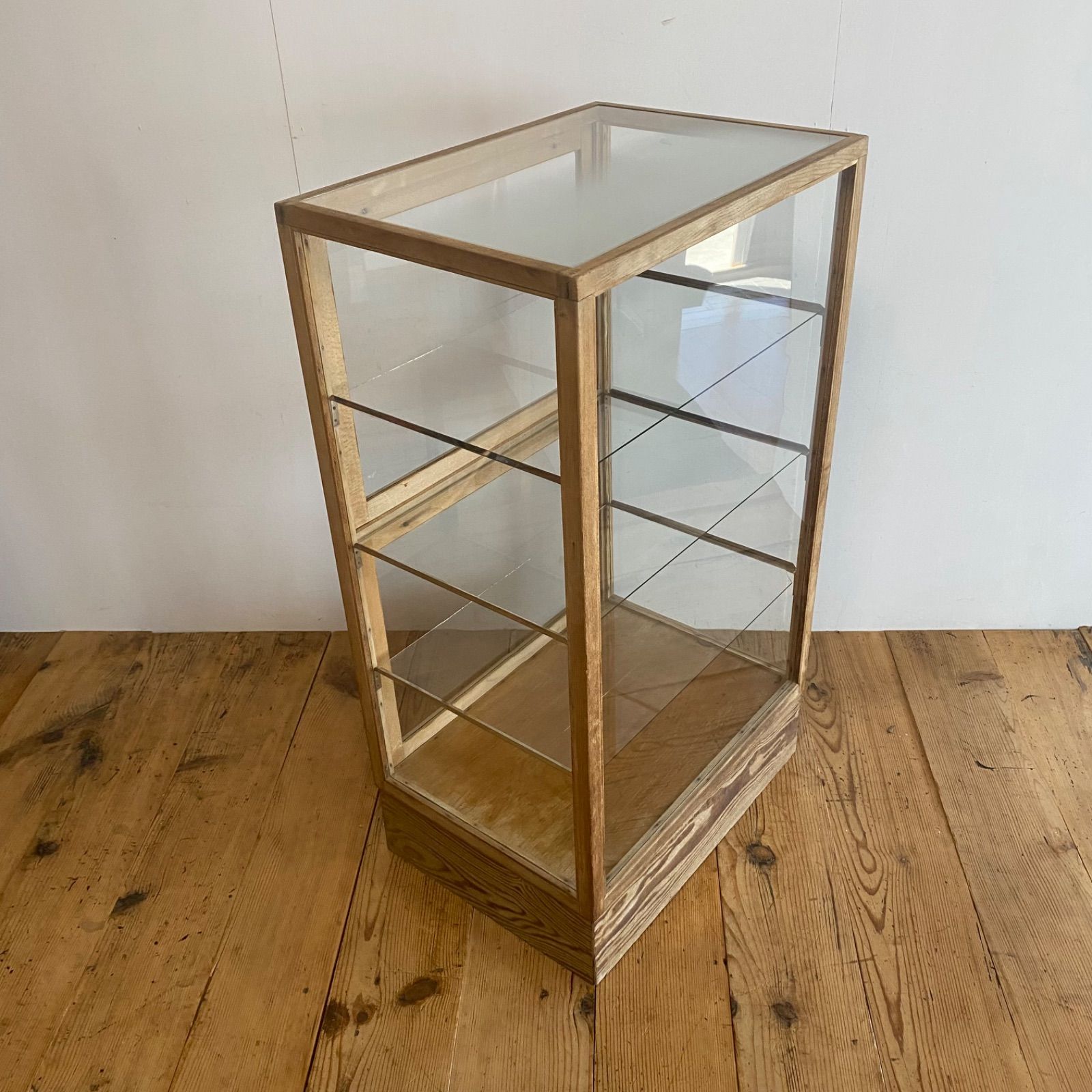 アンティーク ガラスケース ショーケース レトロ 飾り棚 y252 - メルカリ