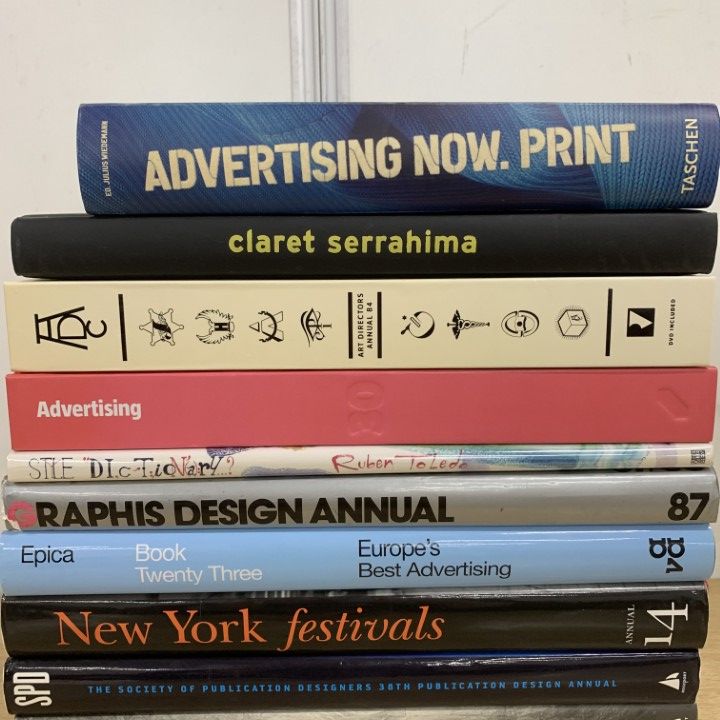 □01)【1点限り!】広告・パッケージなどデザイン系洋書 まとめ売り11冊