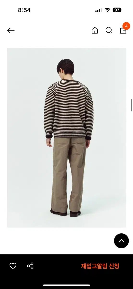 BLANK ROOM ワンタック パンツ ダスティーベージュ