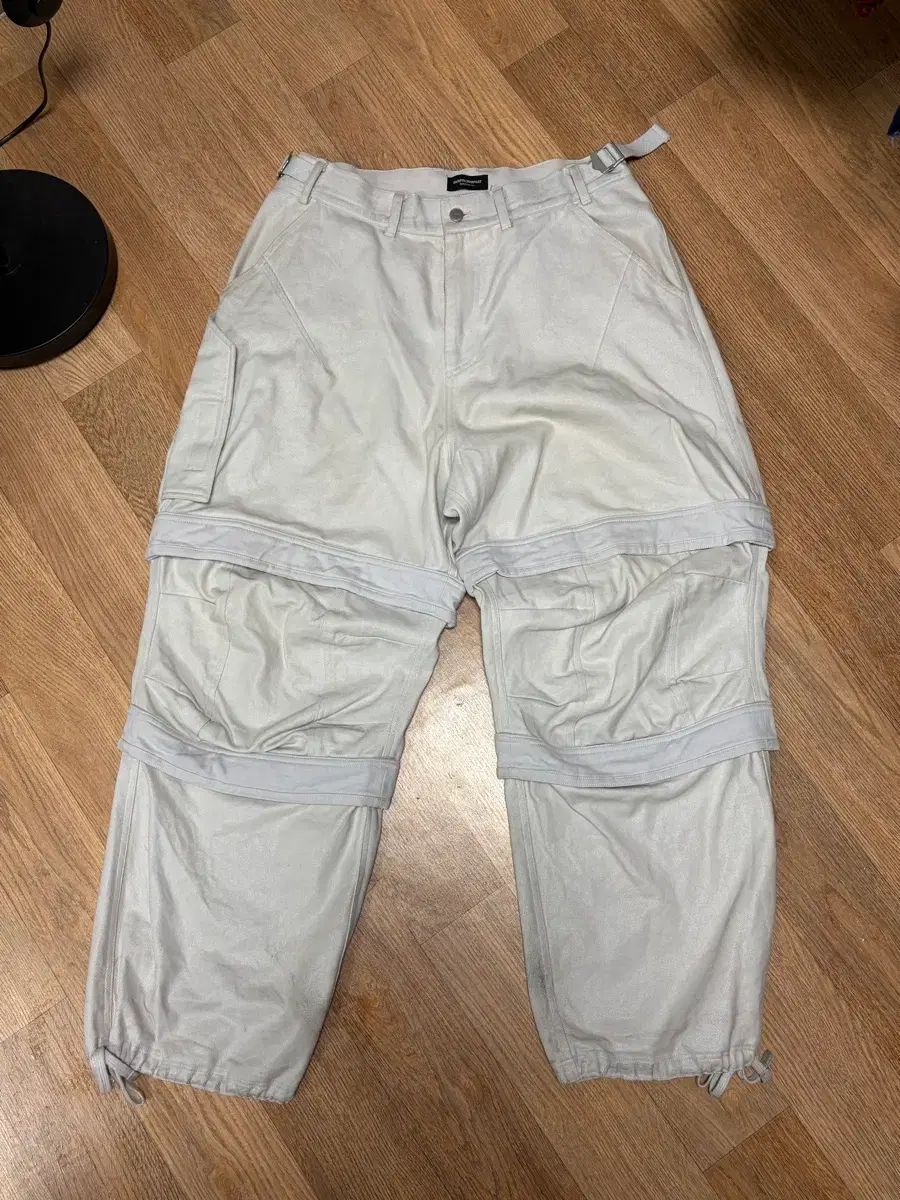 3 FAR ARCHIVE レイヤード パンツ 白