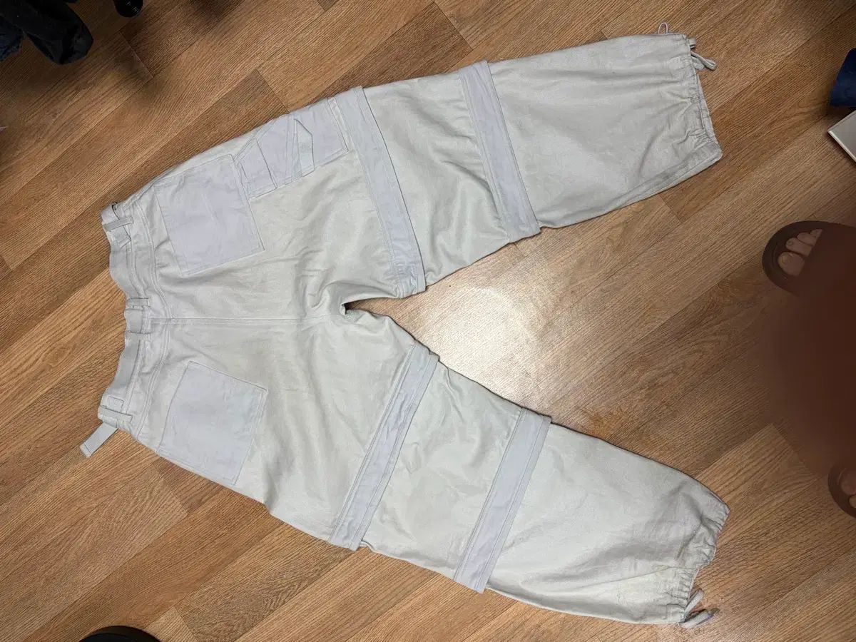 3 FAR ARCHIVE レイヤード パンツ 白