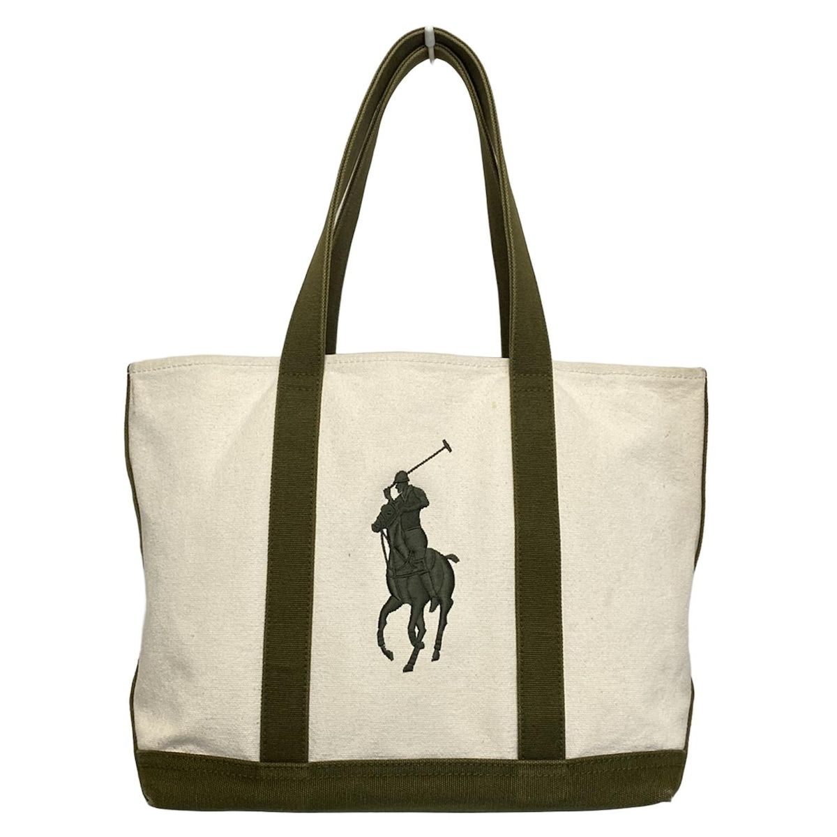 RalphLauren(ラルフローレン) トートバッグ ビッグポニー アイボリー