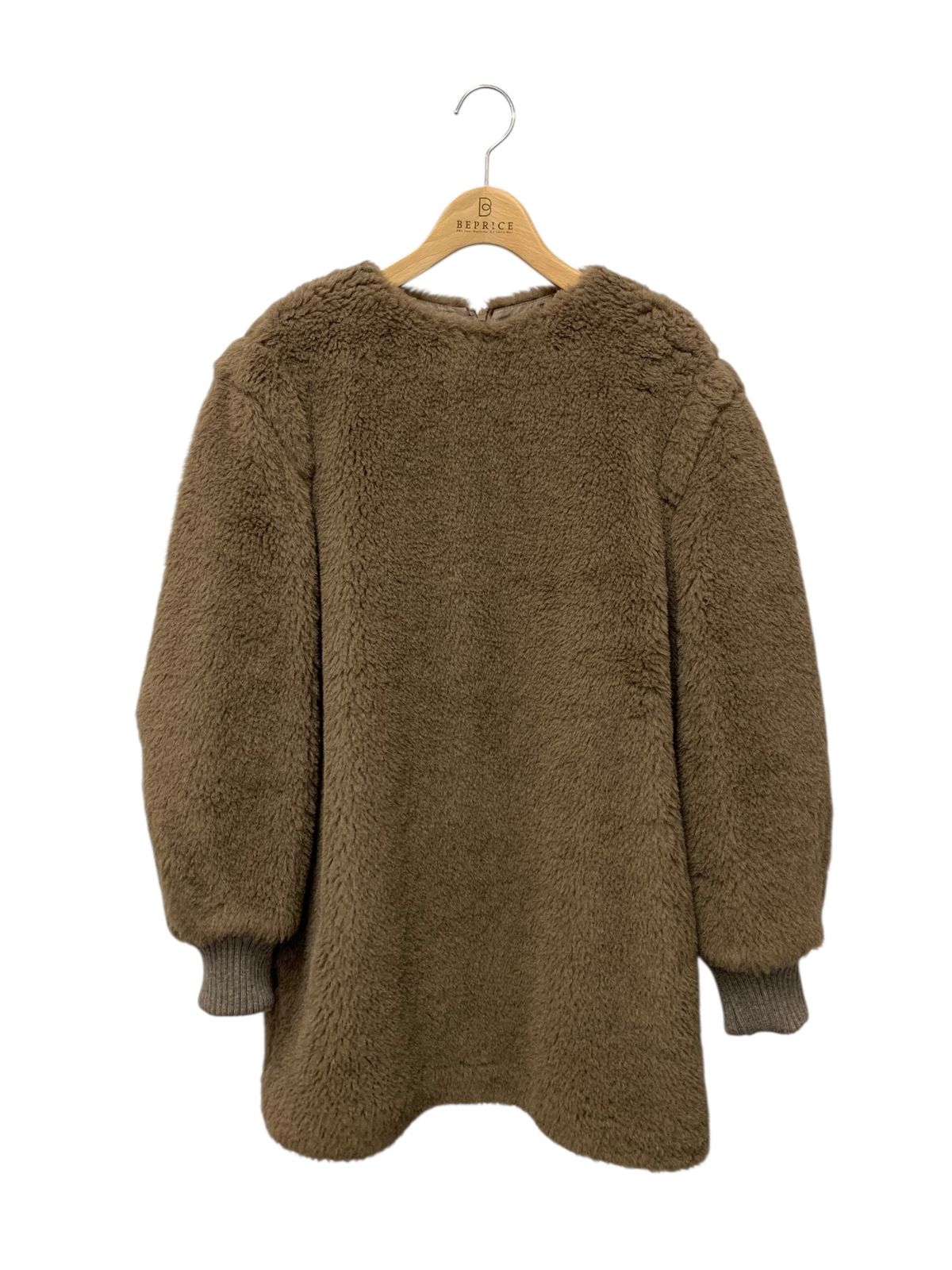 マックスマーラ テディベアワンピース 38 ブラウン