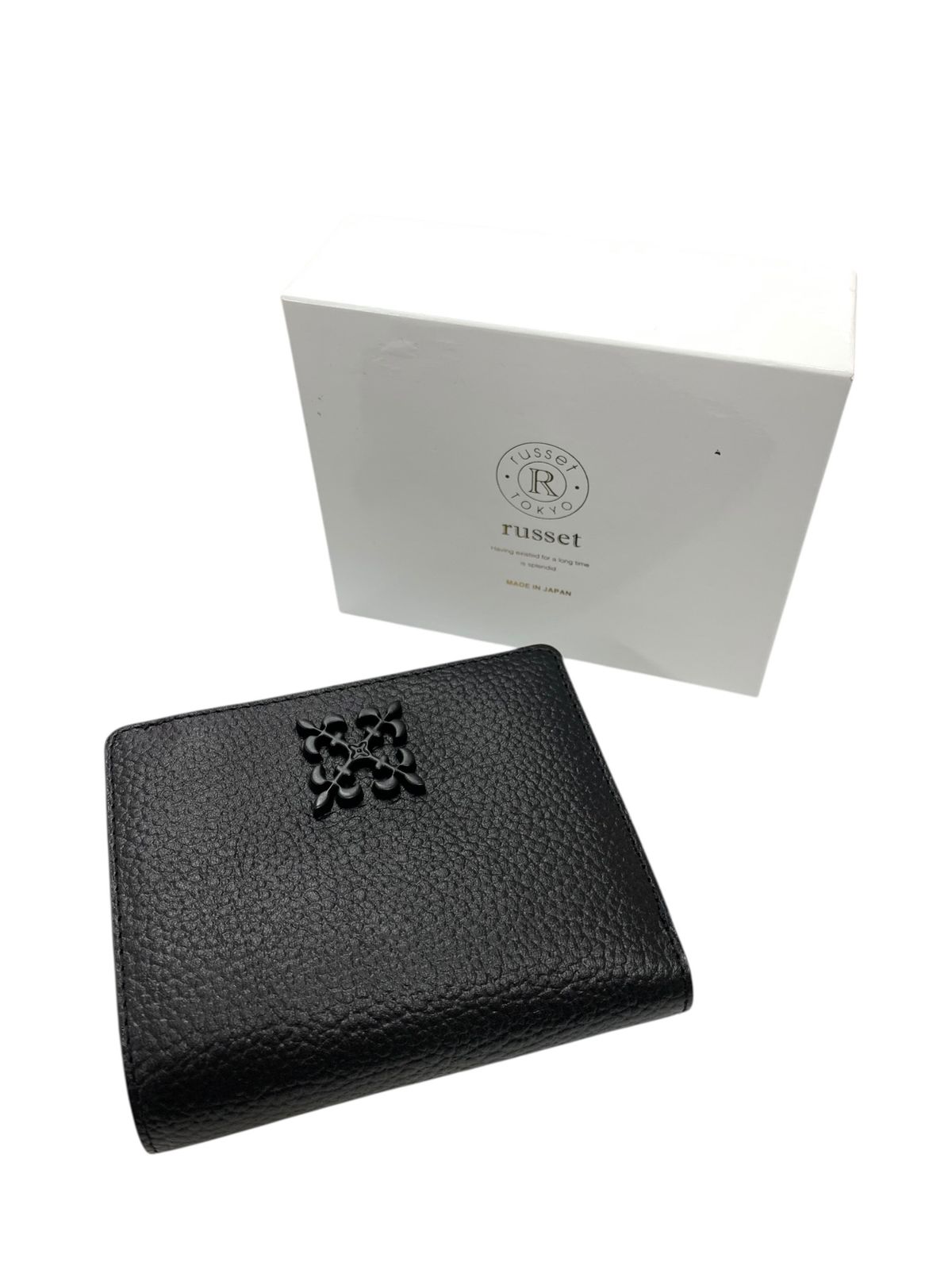 ラシット モノグラムプレート ハーフウォレット SO-376 二つ折り財布